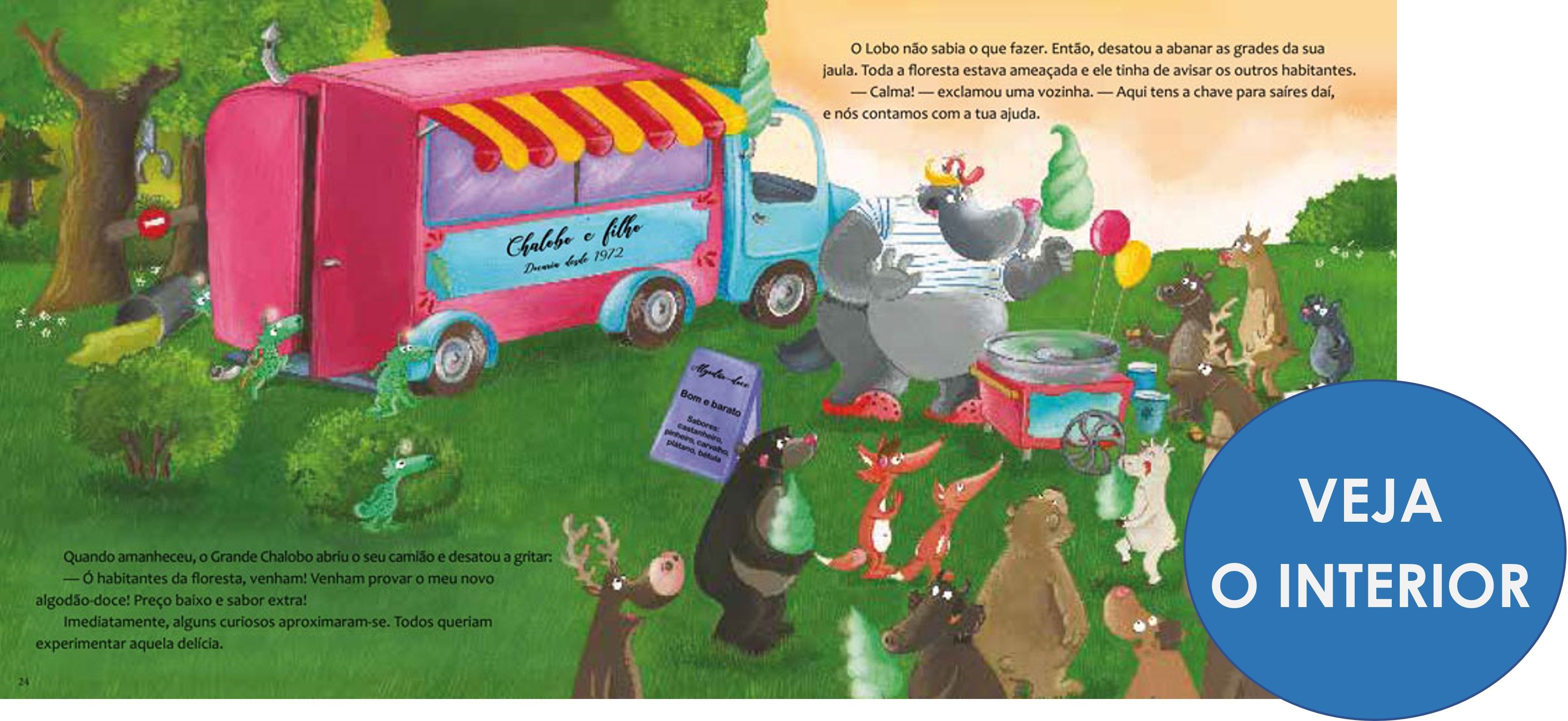 O Lobo que Amava as Árvores de Orianne Lallemand; Ilustração Éléonore