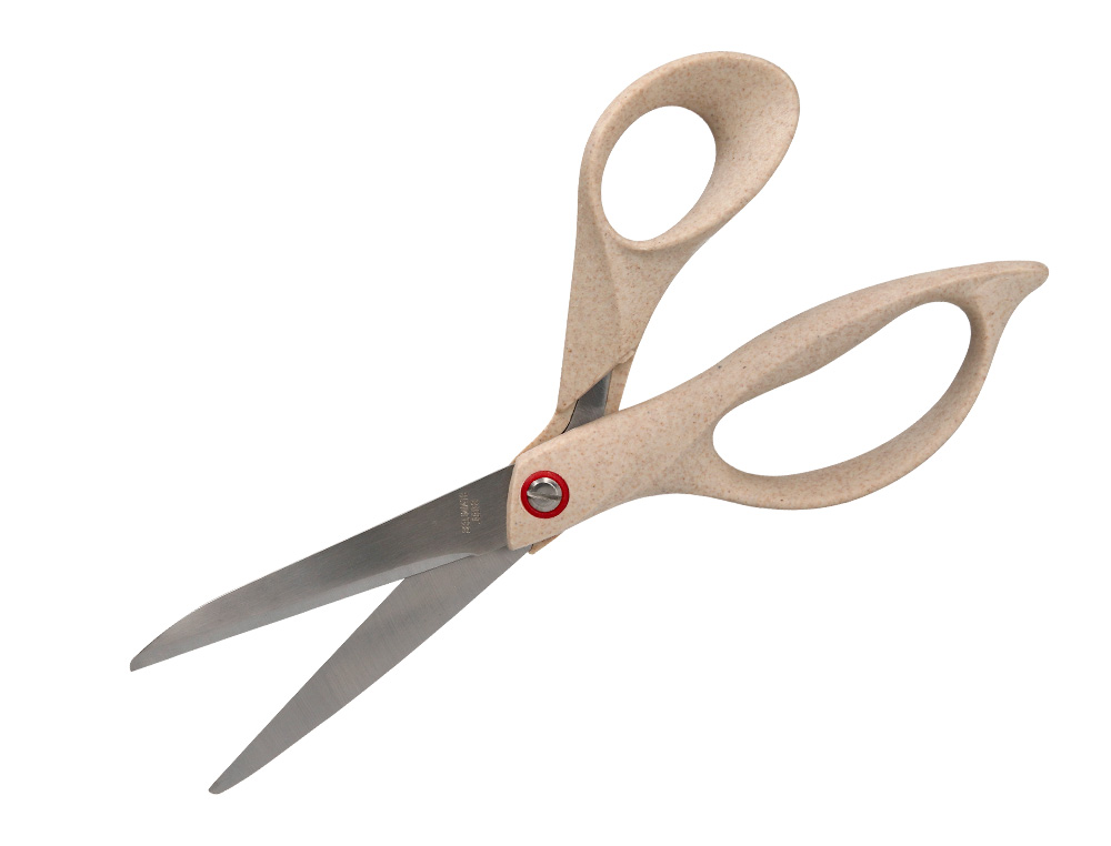 Tesoura de escritorio liderpapel aco inoxidavel cabo eco material 8/' 21,5 cm em blister ( Imagem 3 de 8 ) - Preview
