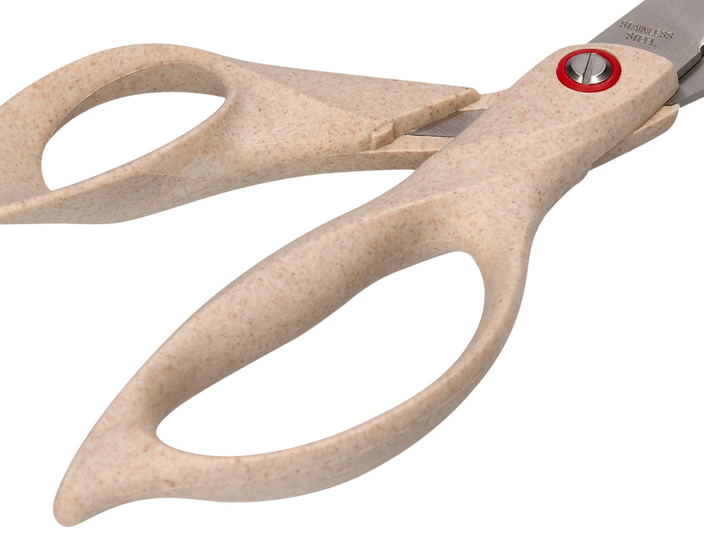 Tesoura de escritorio liderpapel aco inoxidavel cabo eco material 8/' 21,5 cm em blister ( Imagem 5 de 8 ) - Preview