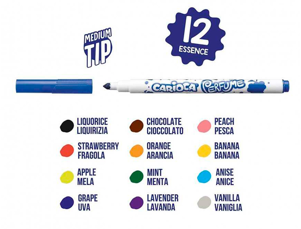 Marcador Escolar Carioca Perfume Xplosion 42672 Cx C/12 ( Imagem 4 de 4 ) - Preview