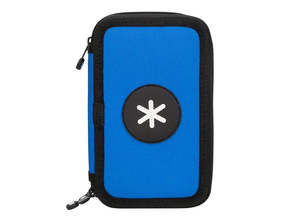 Estojo escolar antartik triplo cor azul 36 pecas 200x125x65 mm ( Imagem 2 de 11 ) - Preview