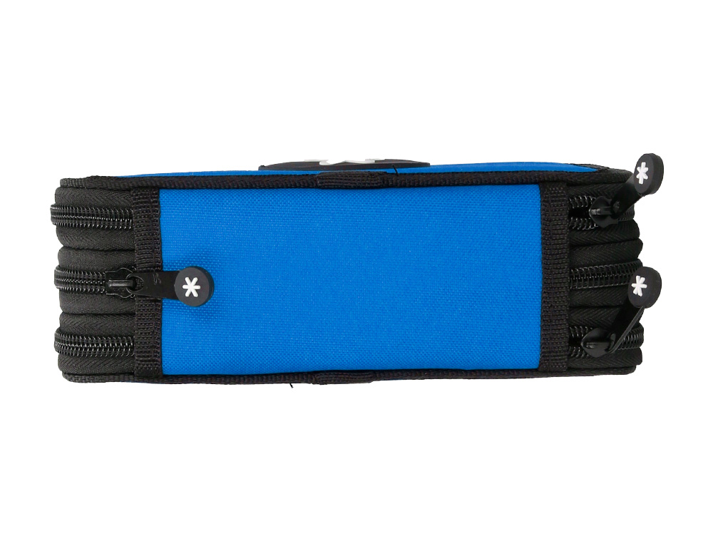 Estojo escolar antartik triplo cor azul 36 pecas 200x125x65 mm ( Imagem 5 de 11 ) - Preview