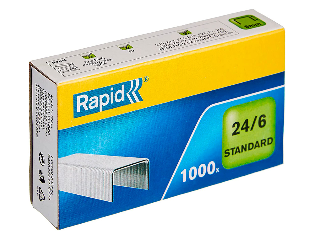 RAPID - 24/6 x 1000 Staples ( Imagem 2 de 5 ) - Preview