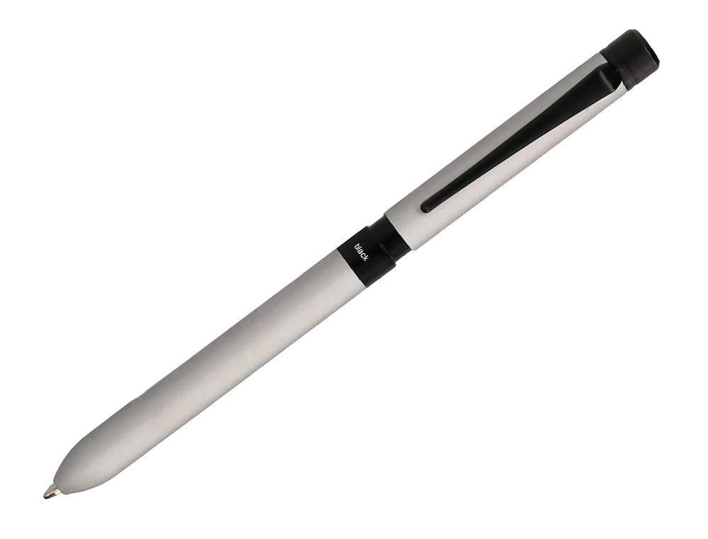 Esferografica belius zurich 3 em 1 corpo prateado tinta preta e vermelha lapiseira 0,5 mm em estojo ( Imagem 5 de 7 ) - Preview