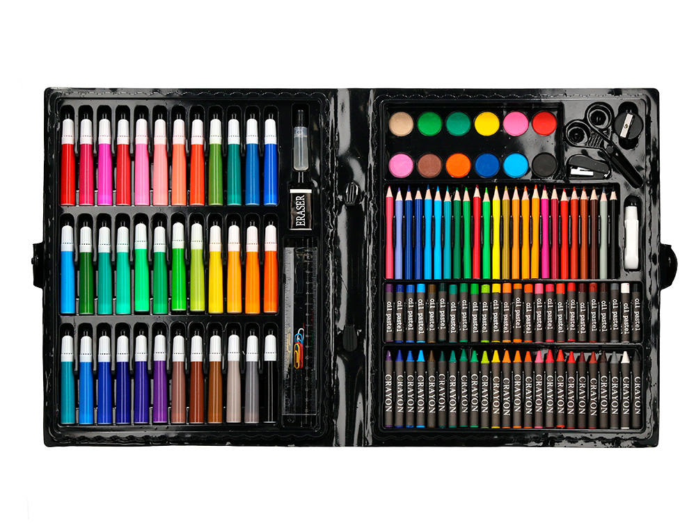 Set de pintura liderpapel plastico 150 pecas 36x31x4 cm ( Imagem 5 de 8 ) - Preview