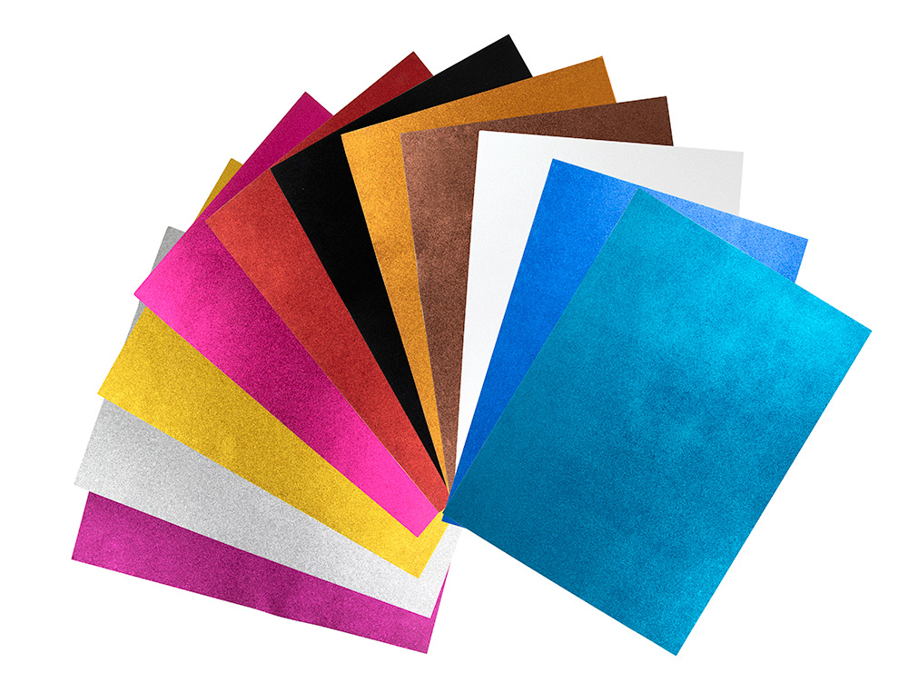 Goma eva com purpurina liderpapel 50x70cm 60gr espessura 2 mm branco ( Imagem 5 de 9 ) - Preview