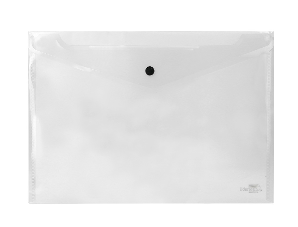 Bolsa porta documentos liderpapel com mola din a4 transparente (12 unidades) ( Imagem 2 de 11 ) - Preview