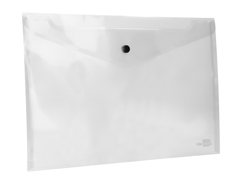 Bolsa porta documentos liderpapel com mola din a4 transparente (12 unidades) ( Imagem 5 de 11 ) - Preview