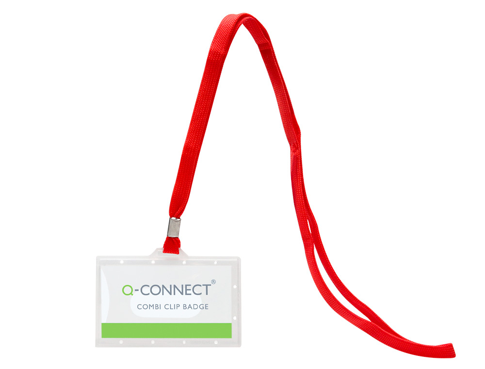 Identificador q-connect para pendurar ao pescoco 94 x 60 mm ( Imagem 2 de 10 ) - Preview