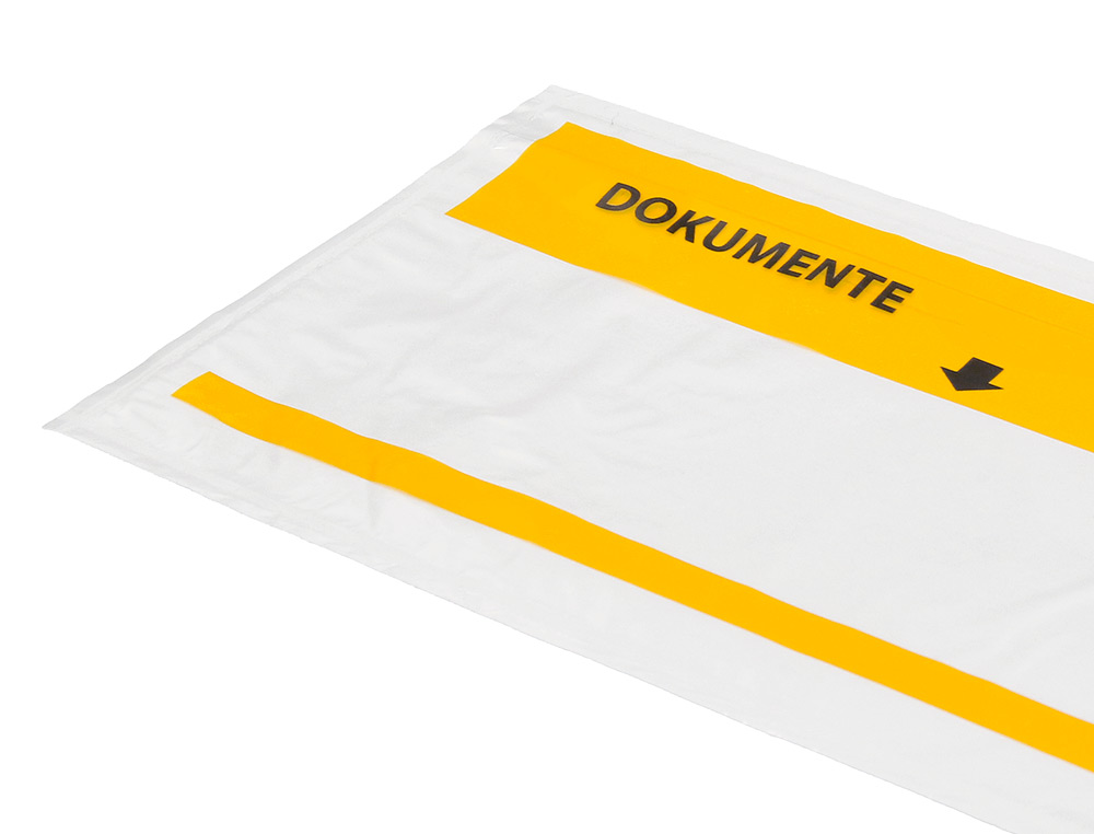 Envelope autoadesivo q-connect porta documentos multilingue 225x122 mm janela transparente pack de 100 unidades ( Imagem 3 de 10 ) - Preview
