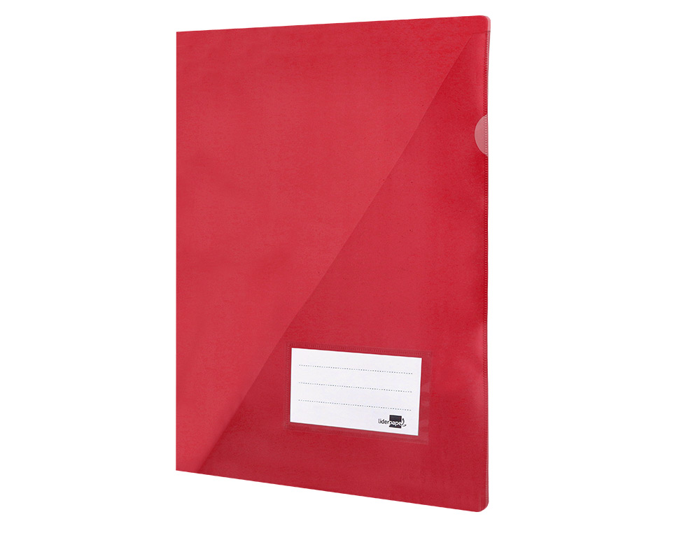 Bolsa dossier liderpapel din a4 polipropileno 180 microns vermelho translucido 20 folhas (10 unidades) ( Imagem 3 de 13 ) - Preview