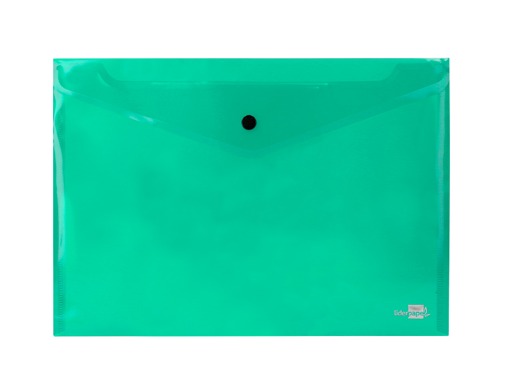 Bolsa Porta Documentos Liderpapel C/Mola - Din A4 - Verde ( Imagem 2 de 7 ) - Preview