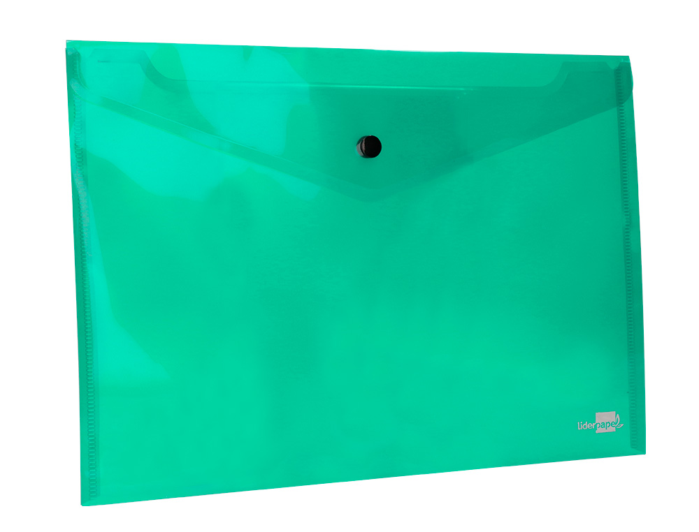 Bolsa Porta Documentos Liderpapel C/Mola - Din A4 - Verde ( Imagem 3 de 7 ) - Preview