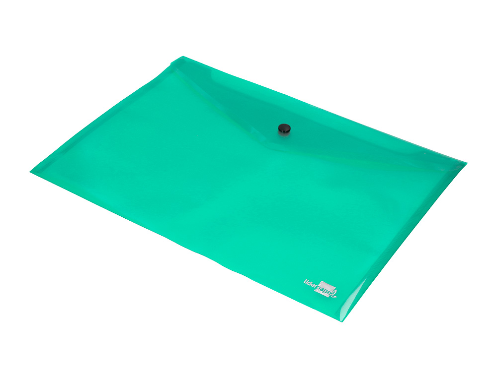Bolsa Porta Documentos Liderpapel C/Mola - Din A4 - Verde ( Imagem 5 de 7 ) - Preview