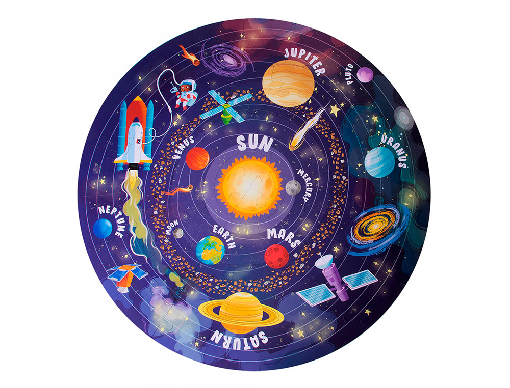 Puzzle apli circular sistema solar 48 peças ( Imagem 2 de 6 ) - Preview