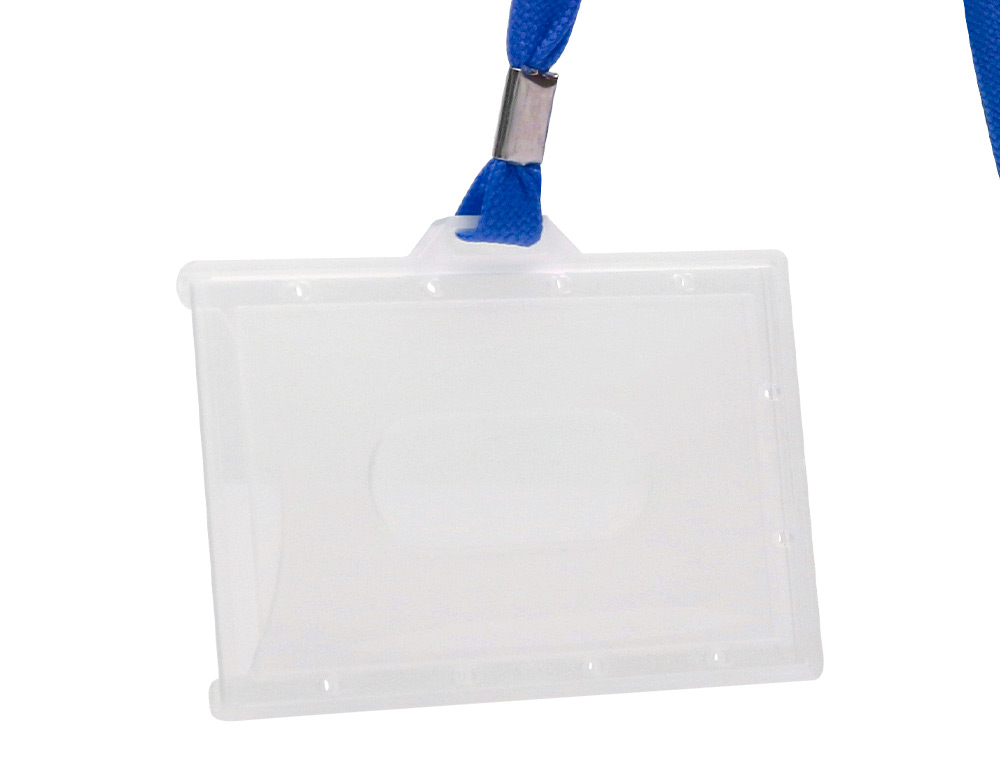 Identificador q-connect kf17112 com cordao plano azul e abertura lateral 94x60 mm (50 unidades) ( Imagem 5 de 10 ) - Preview