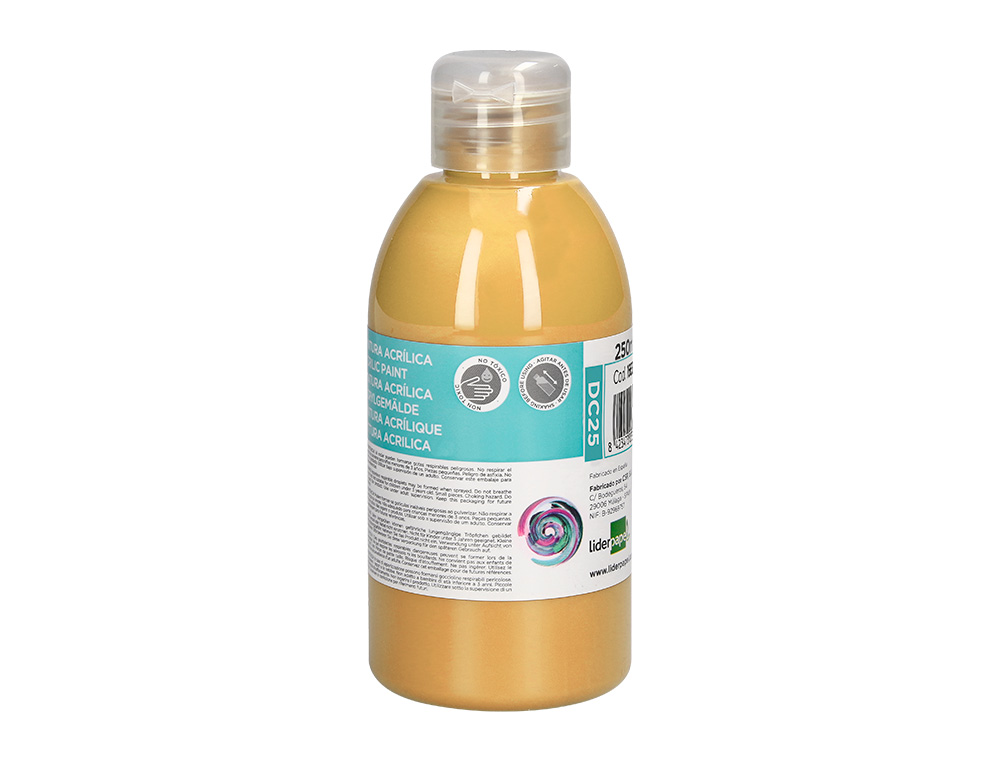 Pintura acrilica liderpapel frasco de 250 ml bege ( Imagem 2 de 9 ) - Preview