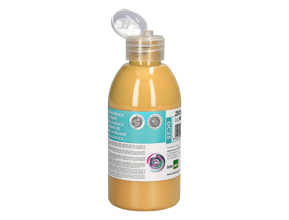 Pintura acrilica liderpapel frasco de 250 ml bege ( Imagem 3 de 9 ) - Preview