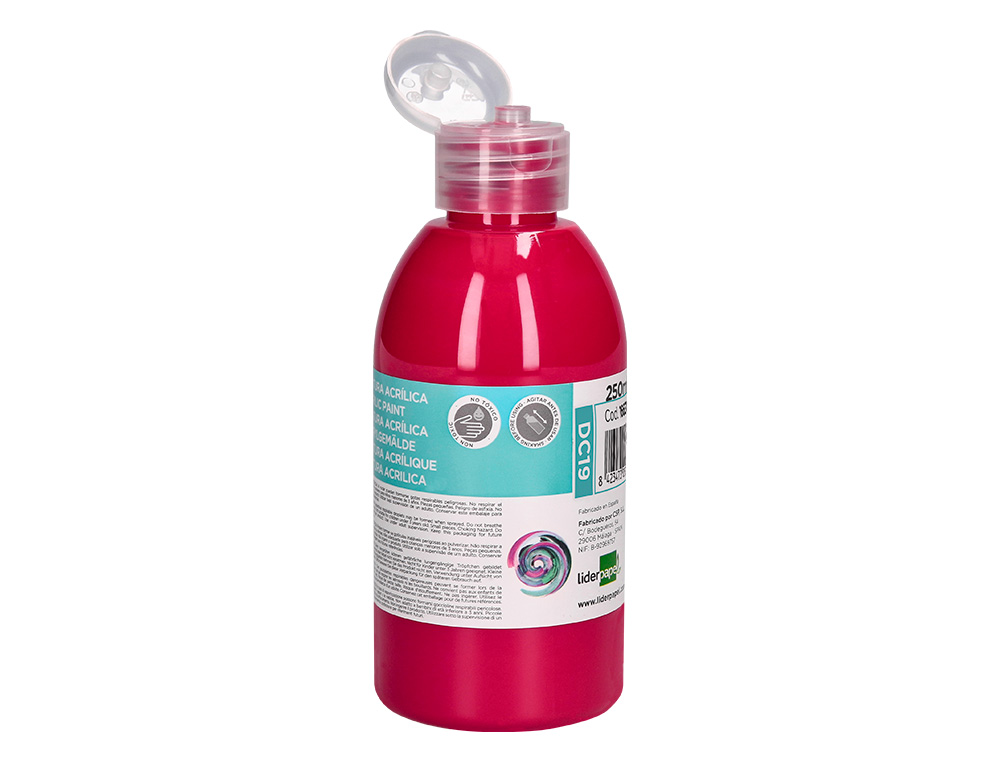 Pintura acrilica liderpapel frasco de 250 ml magenta ( Imagem 3 de 9 ) - Preview