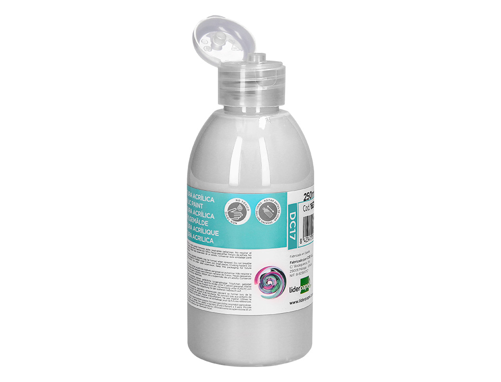 Pintura acrilica liderpapel frasco de 250 ml branco ( Imagem 3 de 9 ) - Preview