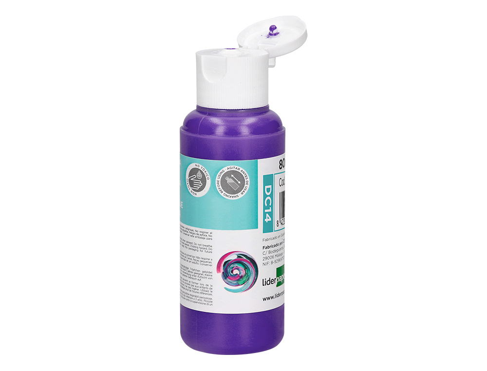 Pintura acrilica liderpapel frasco de 80 ml violeta ( Imagem 3 de 9 ) - Preview