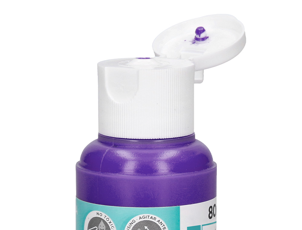 Pintura acrilica liderpapel frasco de 80 ml violeta ( Imagem 4 de 9 ) - Preview