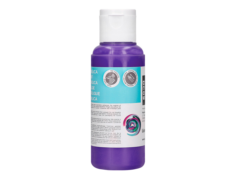 Pintura acrilica liderpapel frasco de 80 ml violeta ( Imagem 5 de 9 ) - Preview