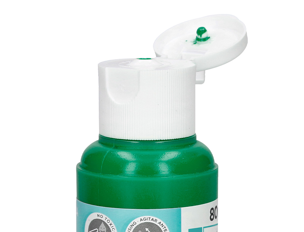 Pintura acrilica liderpapel frasco de 80 ml verde escuro ( Imagem 4 de 9 ) - Preview