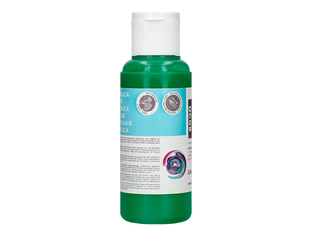 Pintura acrilica liderpapel frasco de 80 ml verde escuro ( Imagem 5 de 9 ) - Preview