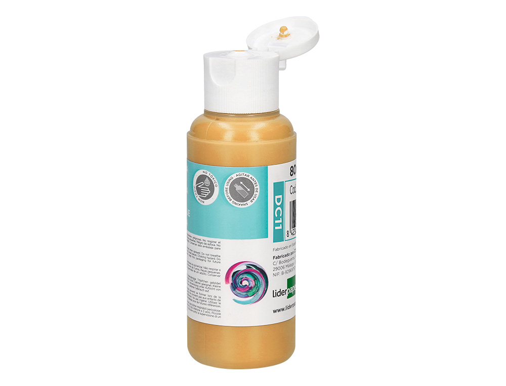 Pintura acrilica liderpapel frasco de 80 ml bege ( Imagem 3 de 9 ) - Preview