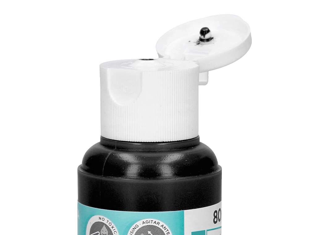Pintura acrilica liderpapel frasco de 80 ml preto ( Imagem 4 de 9 ) - Preview