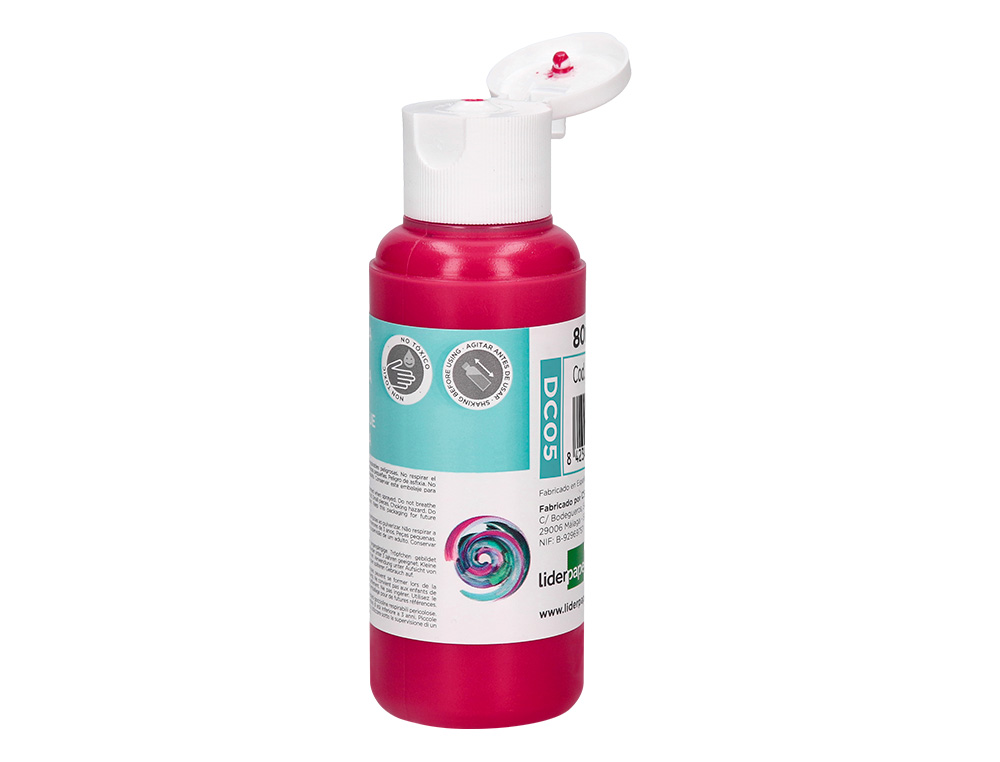 Pintura acrilica liderpapel frasco de 80 ml magenta ( Imagem 3 de 9 ) - Preview