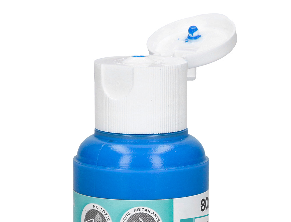 Pintura acrilica liderpapel frasco de 80 ml cian ( Imagem 4 de 9 ) - Preview