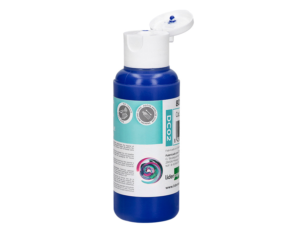 Pintura acrilica liderpapel frasco de 80 ml azul ultramar ( Imagem 3 de 9 ) - Preview
