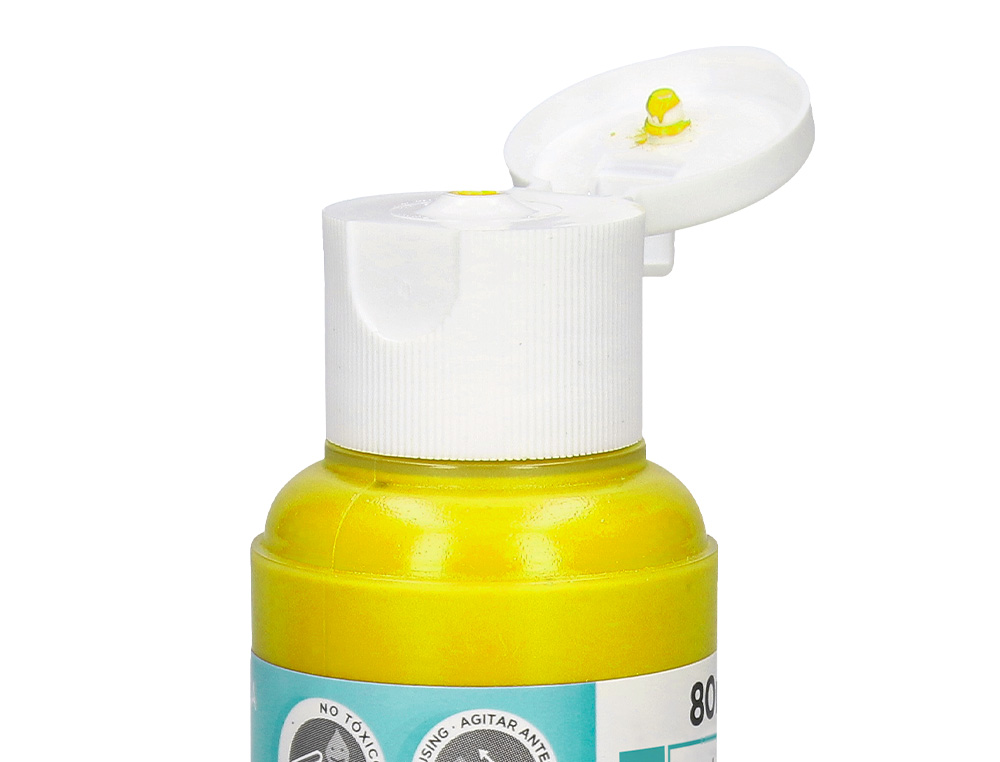 Pintura acrilica liderpapel frasco de 80 ml amarelo ( Imagem 4 de 9 ) - Preview