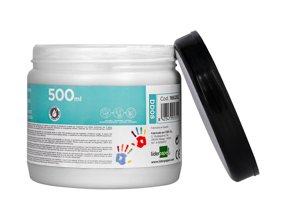 Pintura dedos liderpapel embalagem de 500 cc branco ( Imagem 4 de 8 ) - Preview
