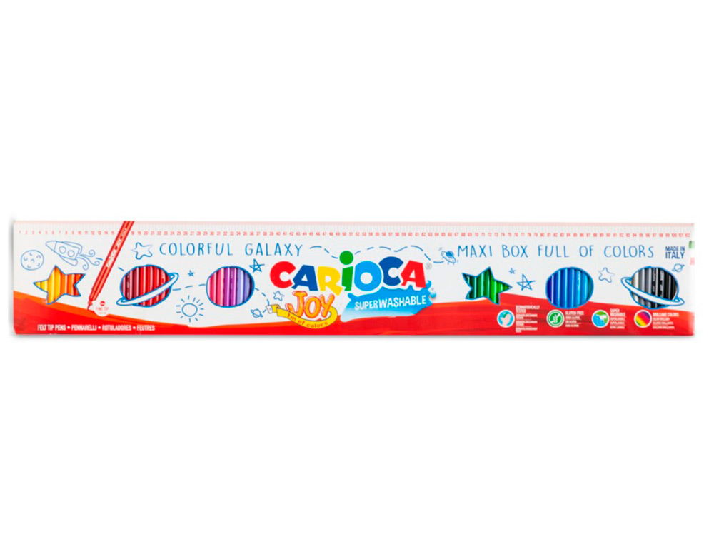 Marcador Escolar Carioca Coloring Joy Metro 41019 Cx C/100 ( Imagem 3 de 5 ) - Preview