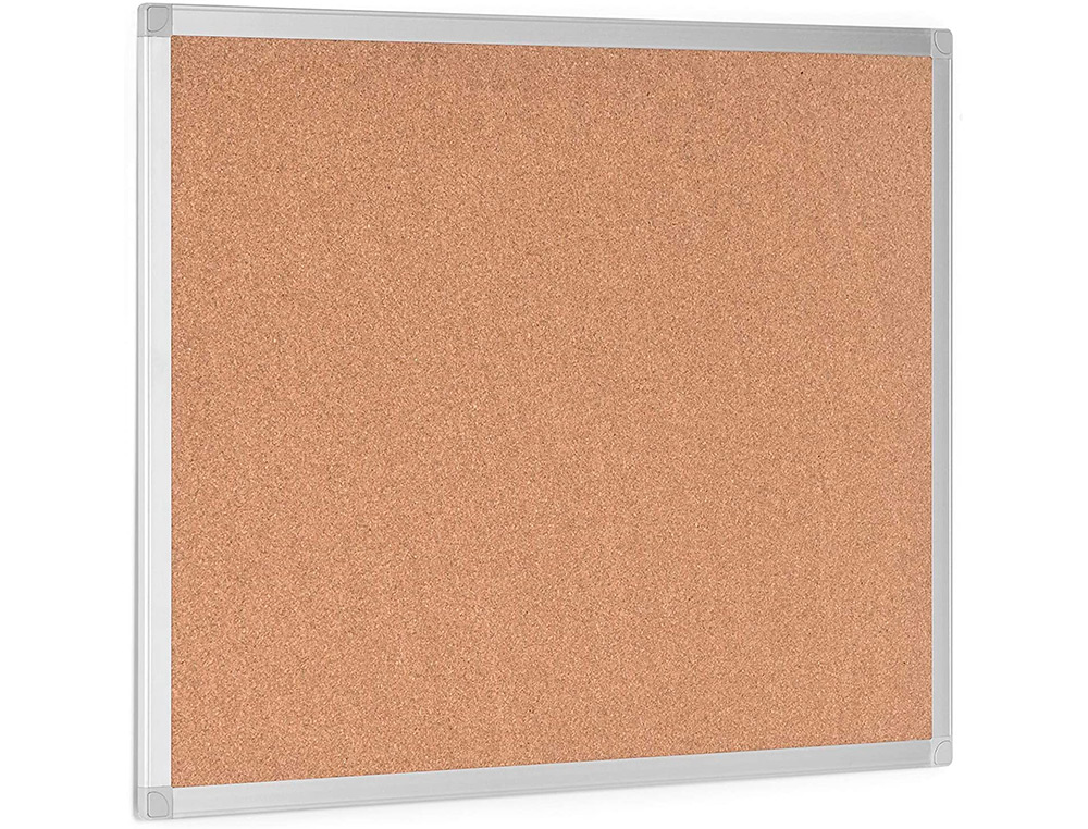 Quadro de cortica q-connect com caixilho em aluminio 600 x 400 mm ( Imagem 3 de 9 ) - Preview