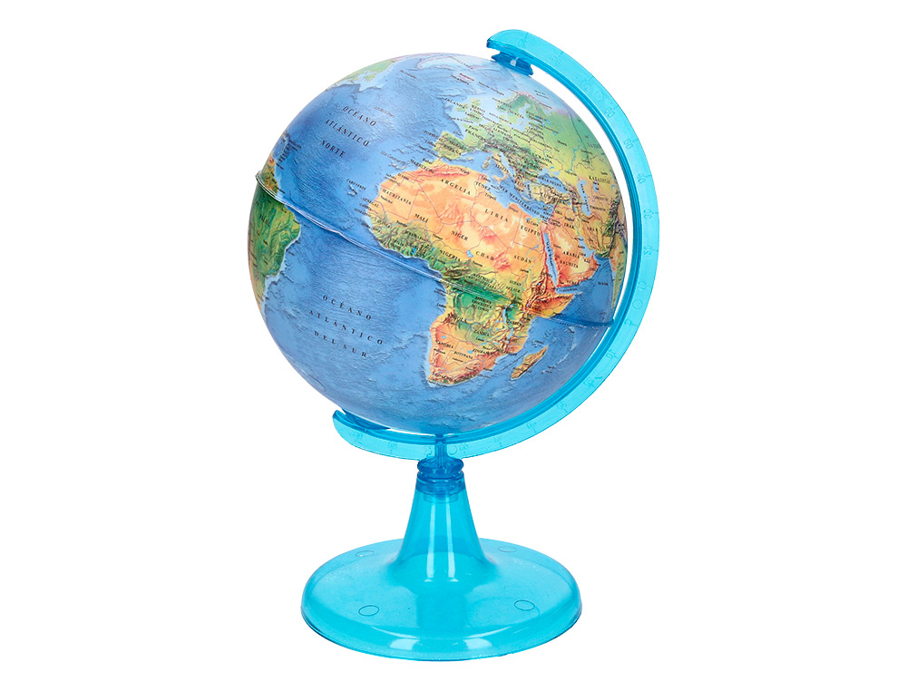 Globo liderpapel mapa fisico diametro 15 cm ( Imagem 2 de 10 ) - Preview