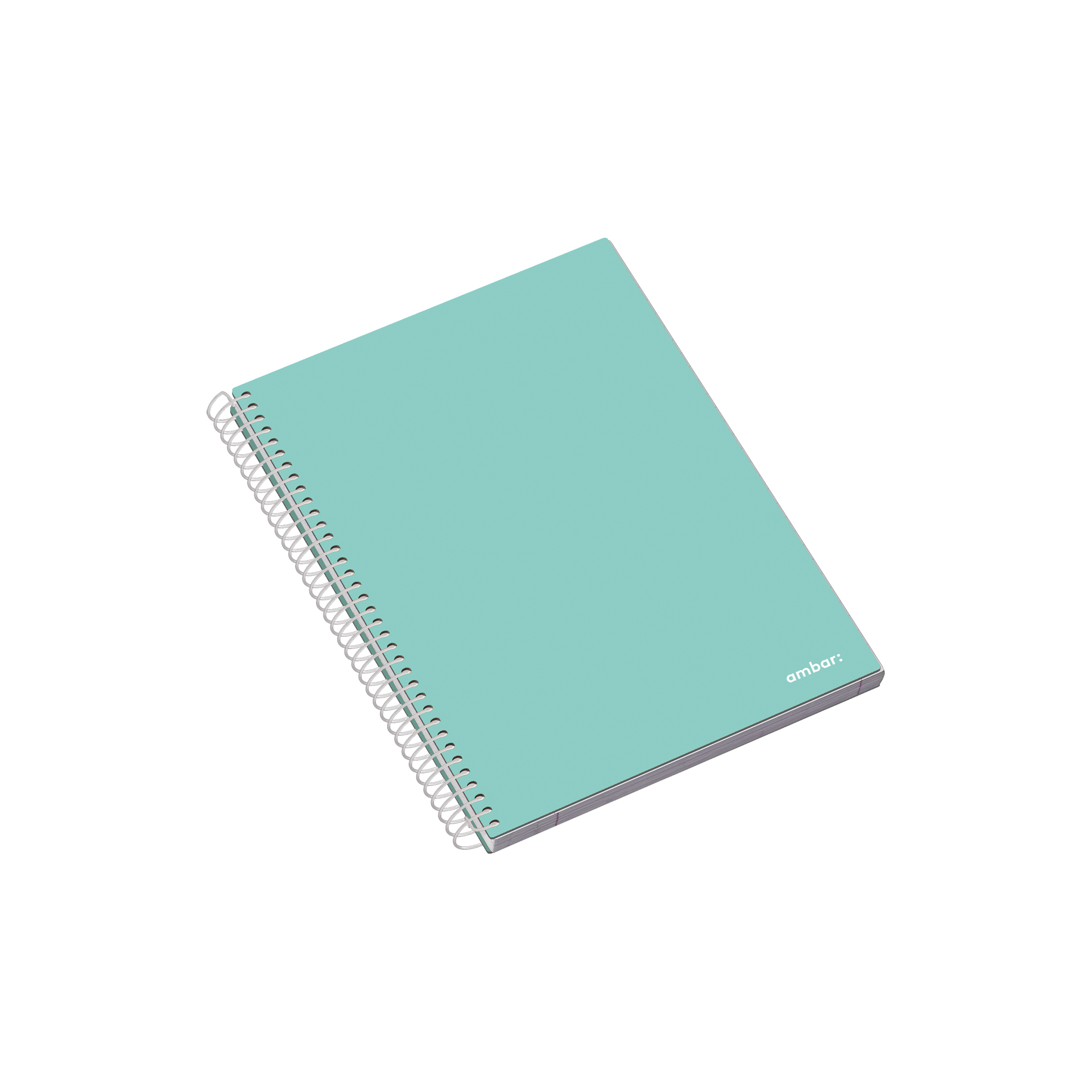 Ambar School Spiral Notebook, Hardcover, A5, Lined ( Imagem 2 de 7 ) - Preview