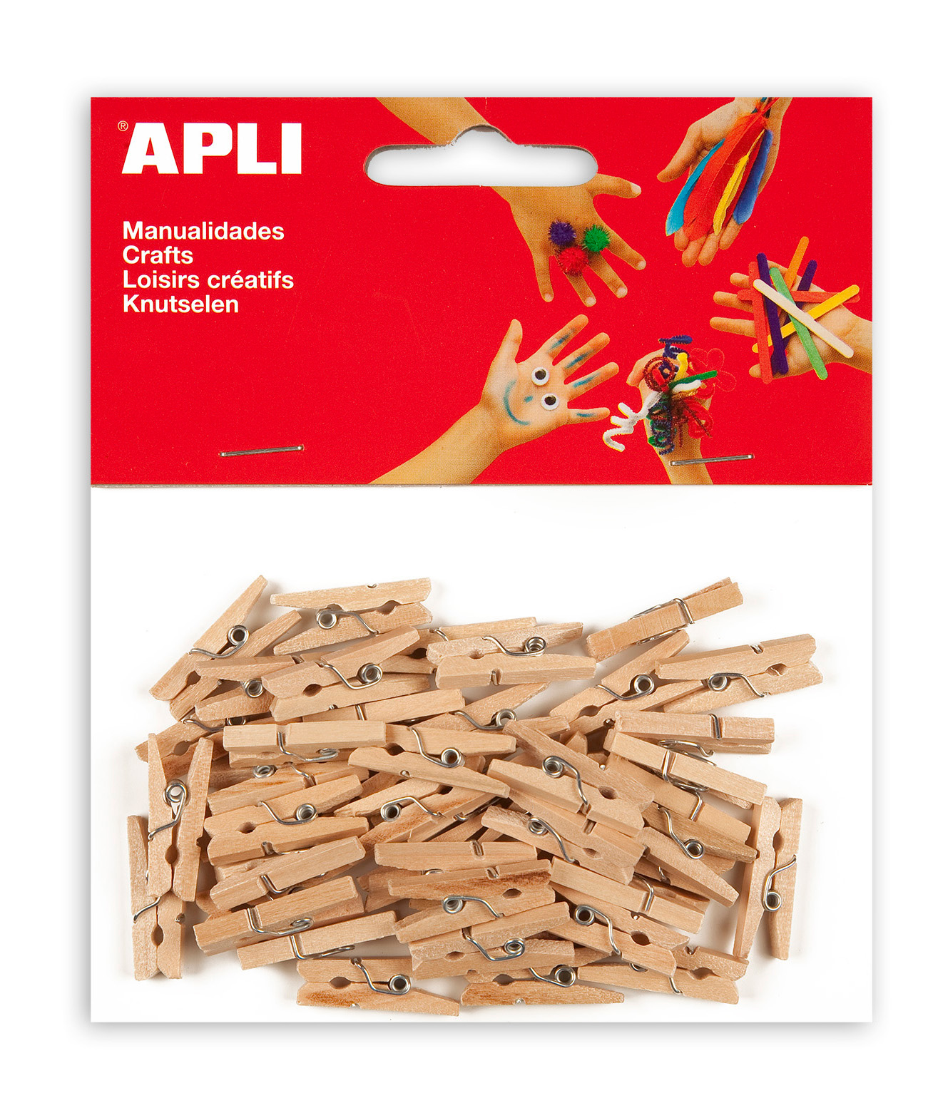 Mola Apli 13478 Natural 25X3Mm Blister C/45 ( Imagem 2 de 2 ) - Preview