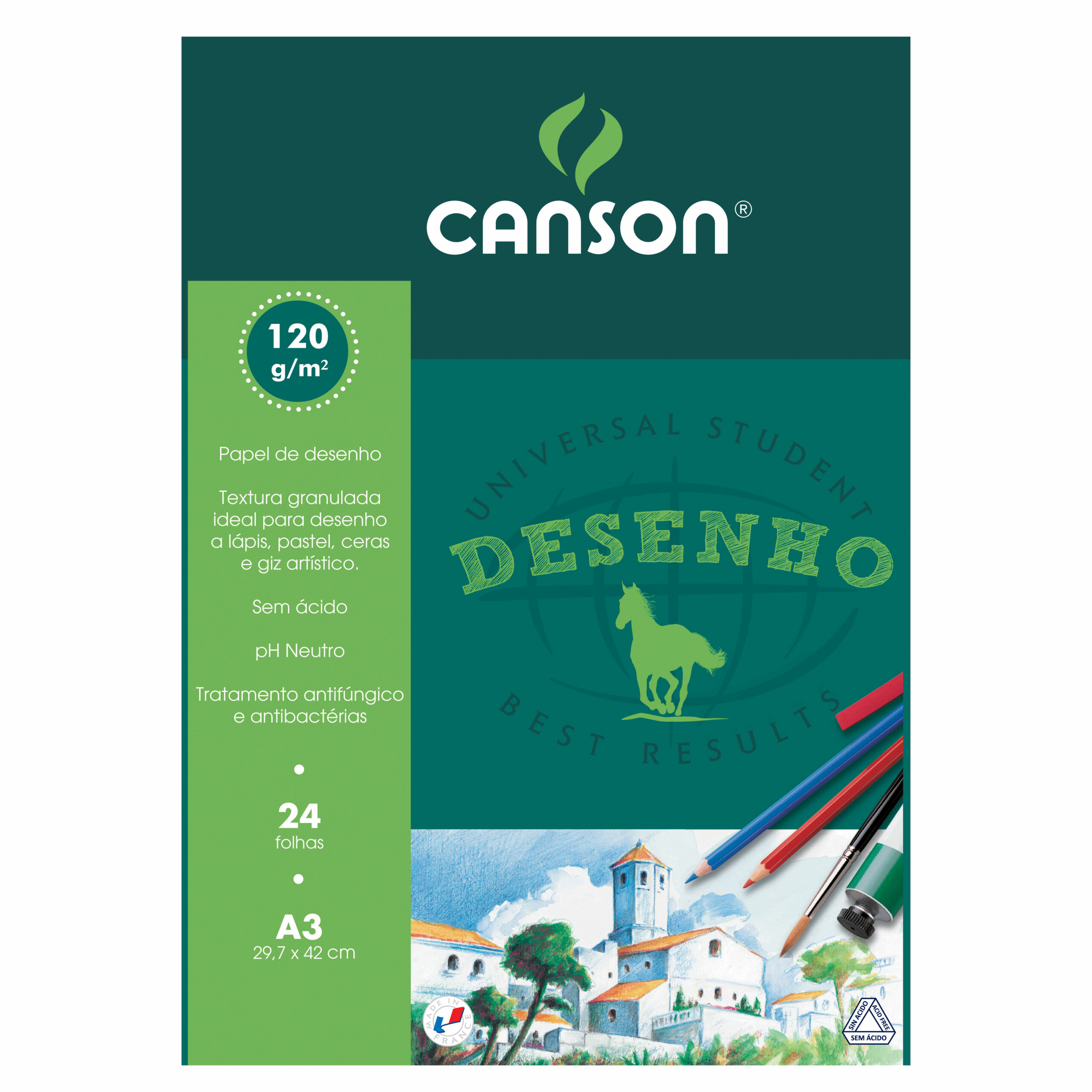 Bloco Desenho Canson A3 040.2502/5624 24Fl (Cavalinho) ( Imagem 3 de 4 ) - Preview