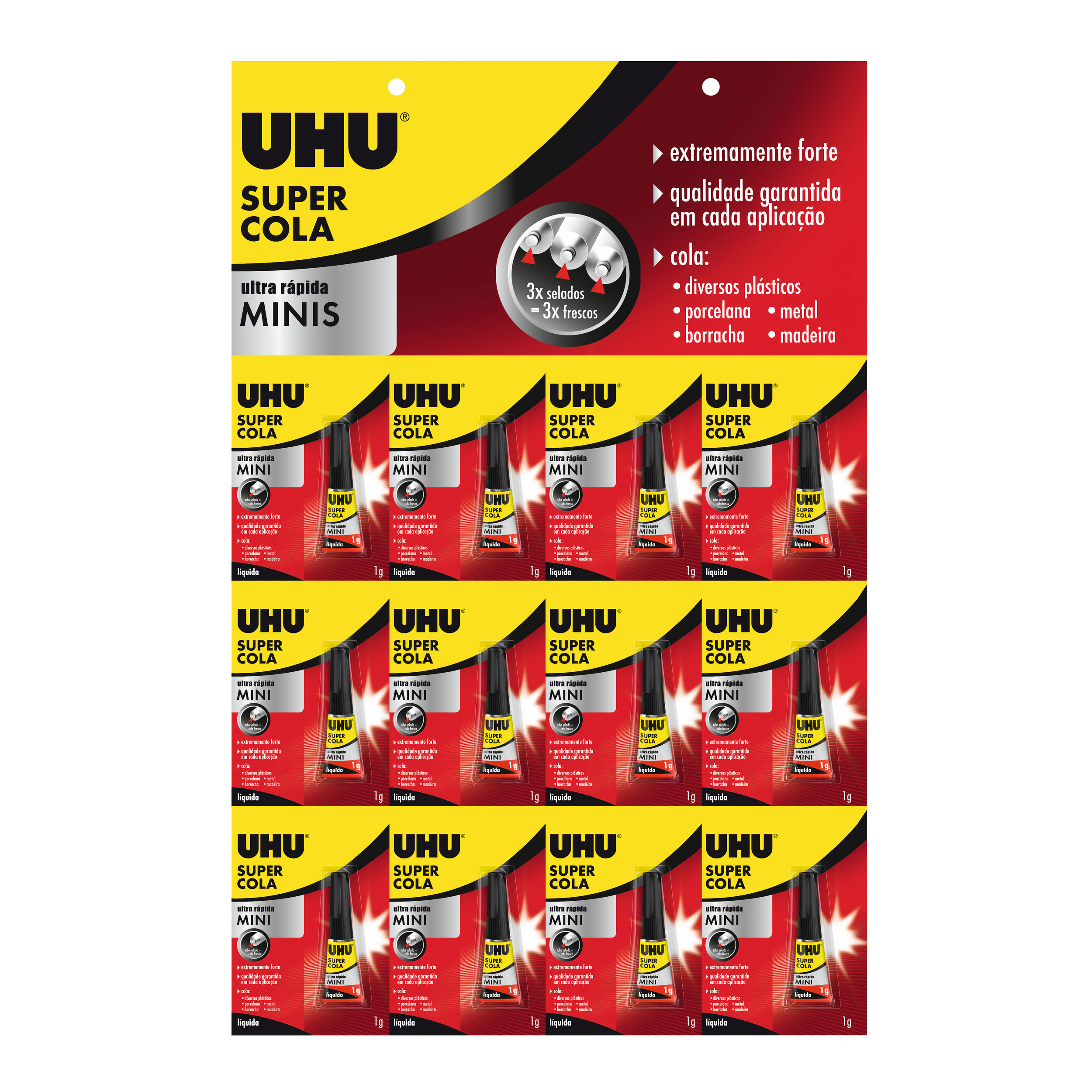 Cola Instantânea UHU 41215 Super Minis 1G Blister ( Imagem 3 de 3 ) - Preview