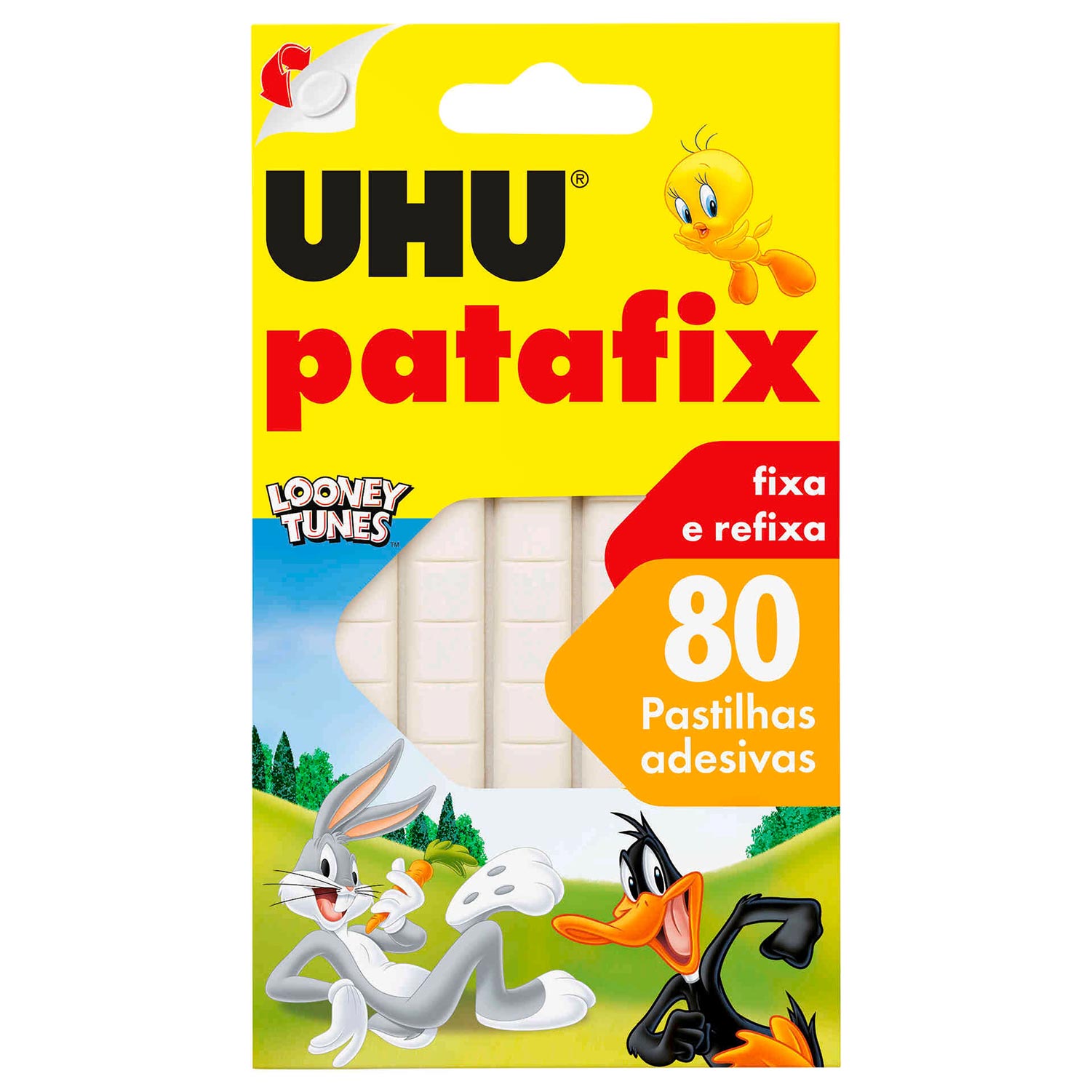 UHU - PATAFIX BRANCO 80 PASTILHAS ADESIVAS ( Imagem 4 de 4 ) - Preview