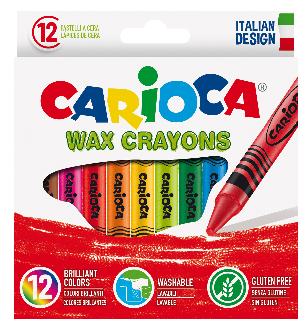 Lapis de Cera Carioca Wax 42365 Cx C/12 ( Imagem 2 de 2 ) - Preview