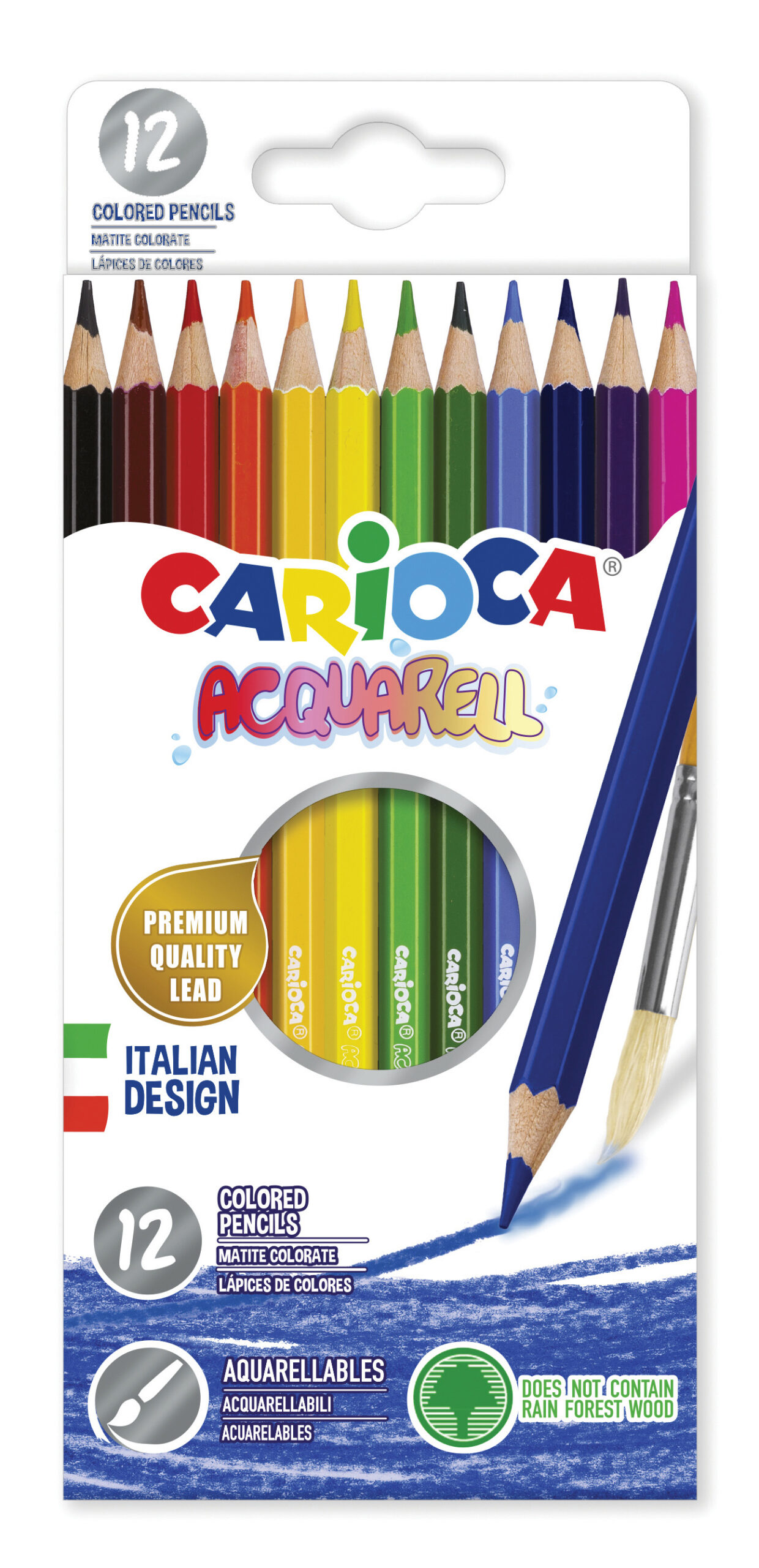 Lapis de Cor Carioca Aguarela 42857 Cx C/12 ( Imagem 2 de 2 ) - Preview