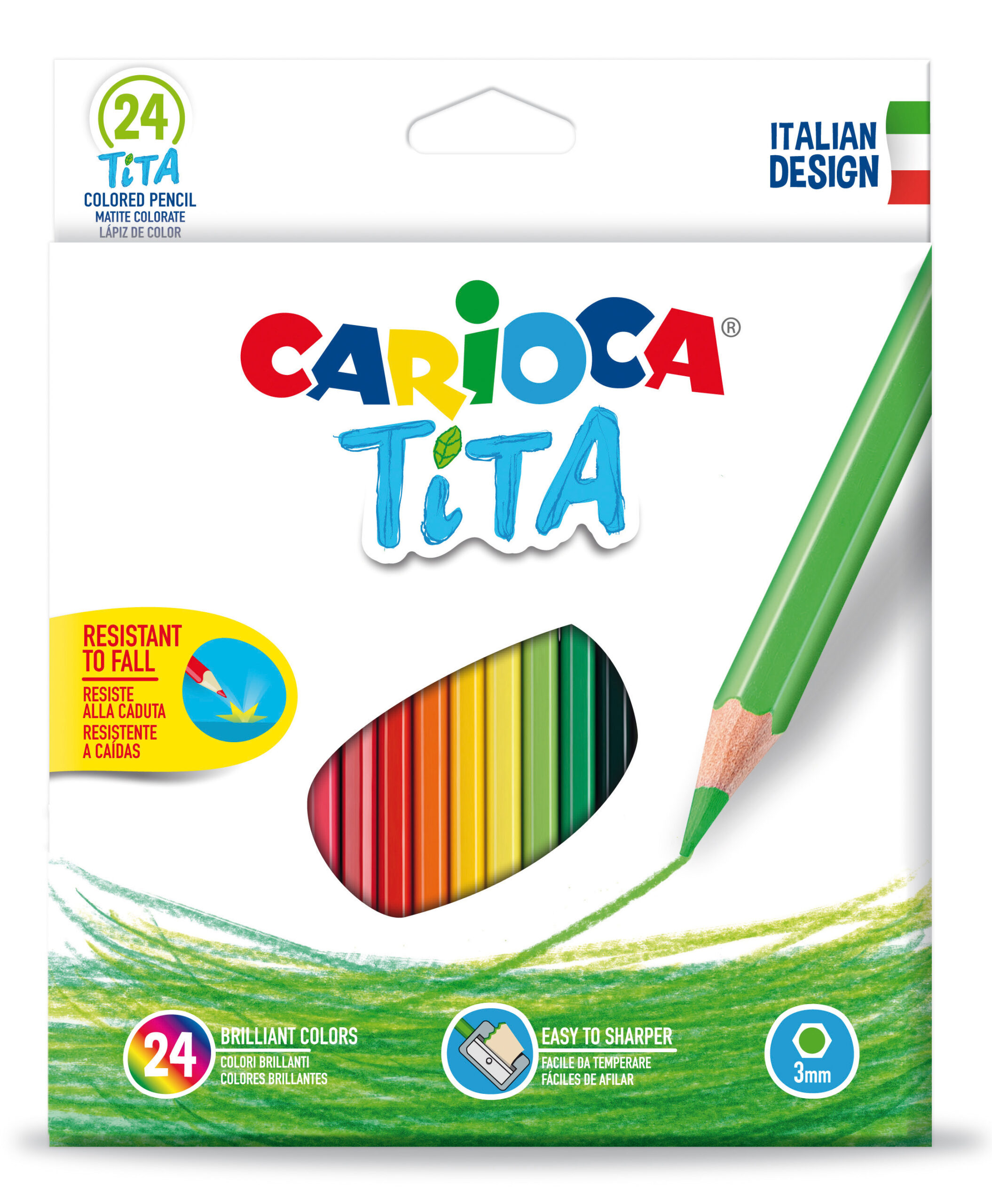 Lapis de Cor Carioca Tita 42794 Cx C/24 ( Imagem 2 de 2 ) - Preview