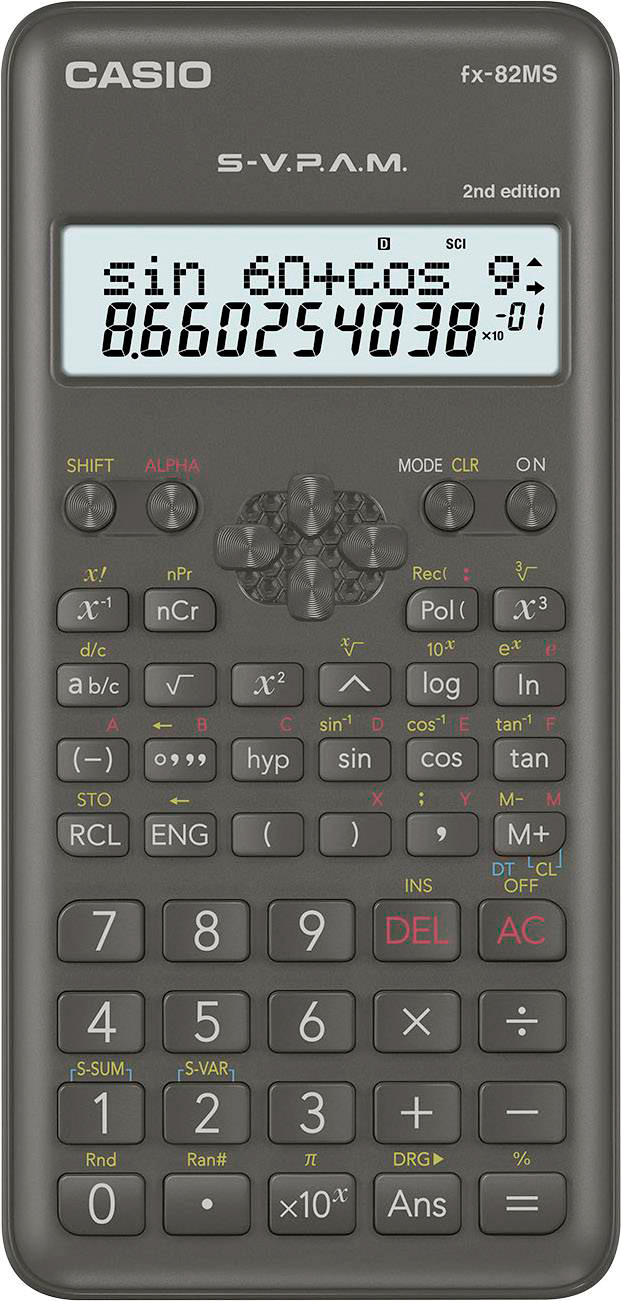 CASIO - CALC. FX82 MS ( Imagem 2 de 2 ) - Preview