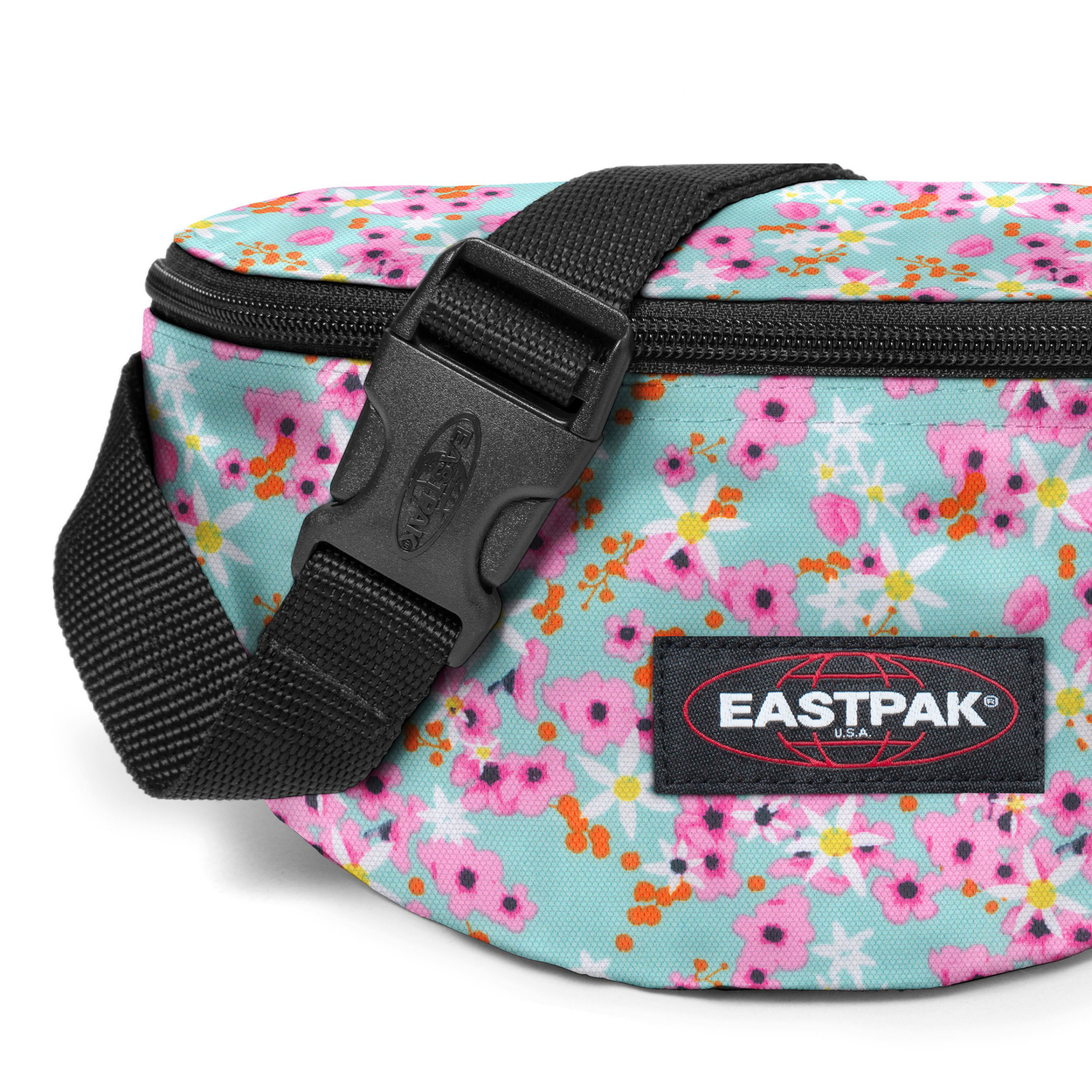 Bolsa De Cintura Eastpak Springer Ditsy Turquoise 16,5X23X8,5Cm Ek000074U521 ( Imagem 4 de 4 ) - Preview
