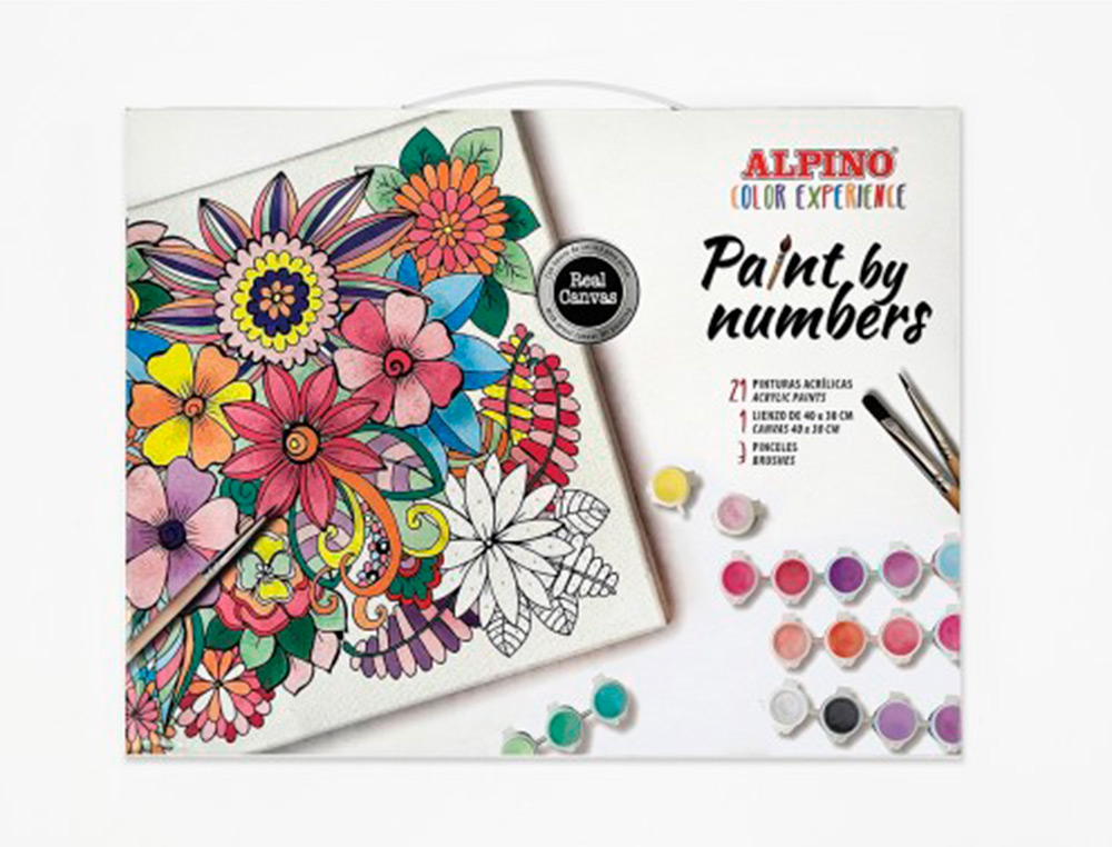 Conjunto de pintura alpino color experience pinta por numeros ( Imagem 2 de 4 ) - Preview